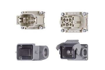 Jeu de connecteurs Harting, version à fiche mâle et femelle