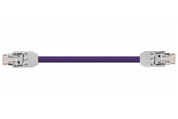 Cavi assemblati CAT5e, PVC resistente agli oli, connettore A: Yamaichi RJ45 metallo, connettore B: Yamaichi RJ45 metallo, configurazione perno dritto