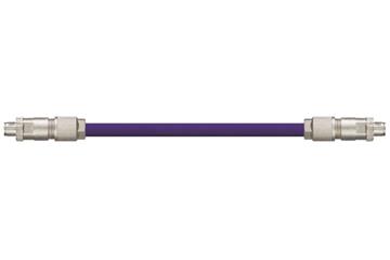 Cavi assemblati CAT6, PVC, connettore A: Phoenix Contact M12 x-coded, connettore B: Phoenix Contact M12 x-coded