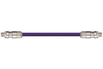 Cavi assemblati CAT5e, PUR, connettore A: Telegärtner M12 x-coded, connettore B: Telegärtner M12 x-coded