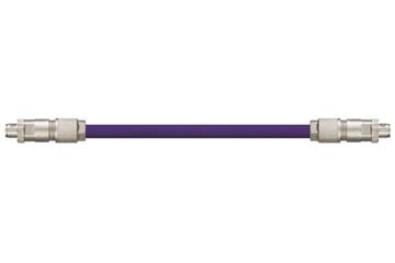 Cavi assemblati CAT5e, PUR, connettore A: Phoenix Contact M12 x-coded, connettore B: Phoenix Contact M12 x-coded