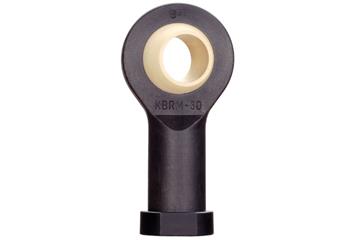 Embout à rotule taraudé, KBLM, calotte en iglidur® W300, mm