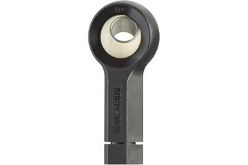 Embout à rotule taraudé, KBLM CL, à douille en inox, calotte en iglidur® W300, mm