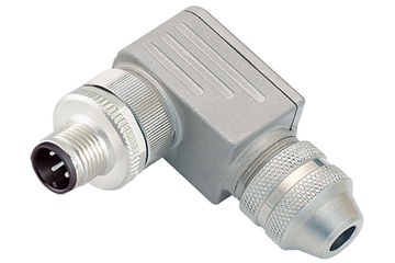 Connettore angolato Binder M12-A maschio, 6,0 - 8,0 mm, schermato, IP67, UL