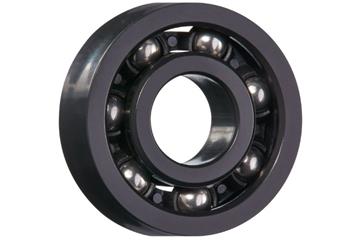 xiros® cuscinetto a sfere radiali, xirodur F180, sfere in acciaio inossidabile, gabbia in PA, mm