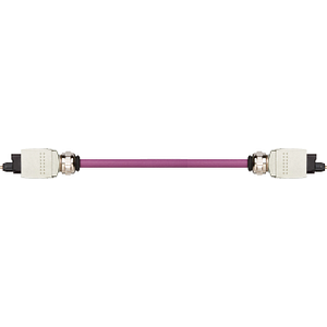 readycable® Lichtwellenleitung passend zu AIDA Profinet LWL, Verlängerungsleitung 7. Achse, Stift/Stift