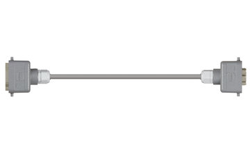 Alloggiamento per connettore Han 6B (perno) - alloggiamento per connettore Han 6B (attacco), leva di serraggio singolo su entrambi i lati, dritto, PVC 7,5 x d