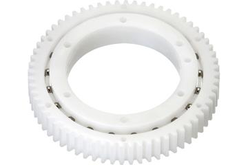 xiros® cuscinetti a sfere radiali, dentati, xirodur B180, sfere in acciaio inossidabile, mm