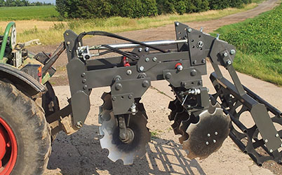 Applicazione erpice a dischi