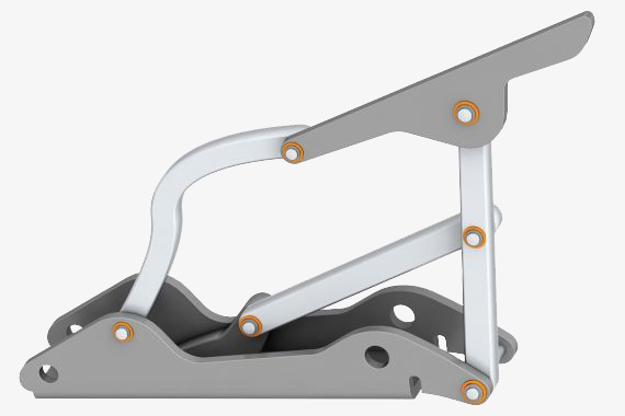 Paliers lisses iglidur® dans des charnières à articulations multiples