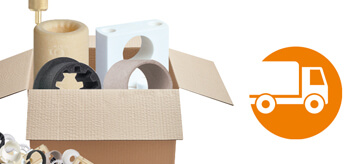 Livraison d'un produit imprimé en 3D