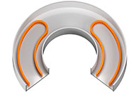 Platzsparend mit gegenläufigen e-ketten®