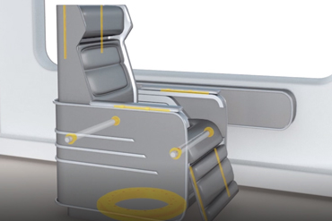 Application à l'intérieur, siège