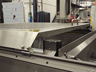 Sicherheitshaubenverstellung mit wartungsfreien Hybridlagern