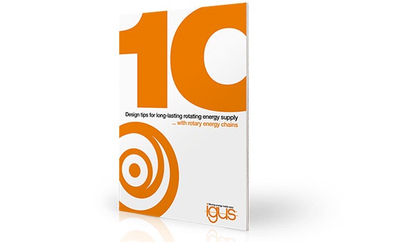 Chaîne porte-câbles à double rayon de courbure