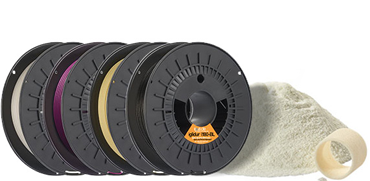 Tribo-Filamente und SLS Pulver