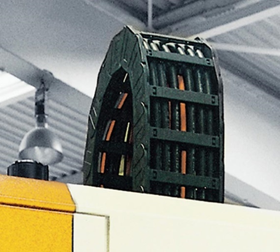 Vertical cable carrier application