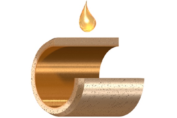 Struttura della boccola sinterizzata