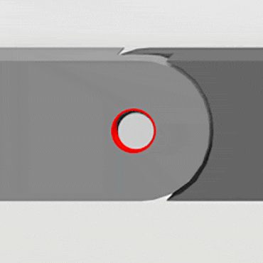 Connessione perno foro