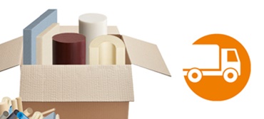 Livraison des composants tournés ou fraisés