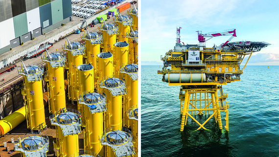 Smulders Offshore-Windturbinen