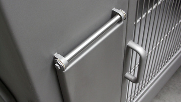 Switch cabinet cover polymer plain bearing