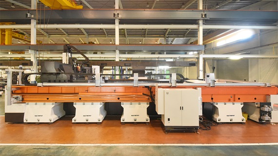 KMC-G machine with energy chain