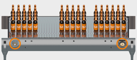 Logement de convoyeurs