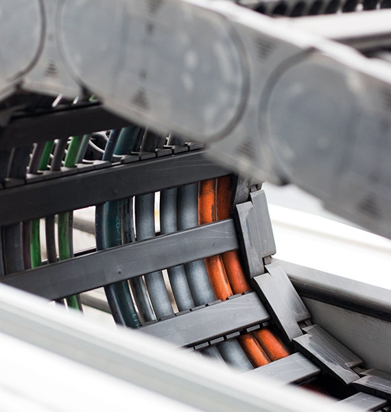 Patins pour chaînes porte-câbles