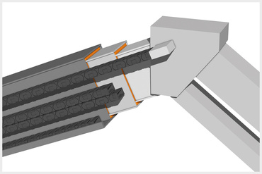 Logement sans graisse avec des ébauches iglidur®