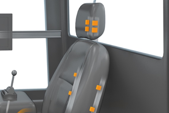 drylin Linearführungen für ergonomisch verstellbaren Fahrersitz