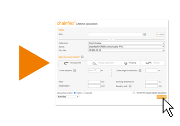 Tool di calcolo della durata d'esercizio