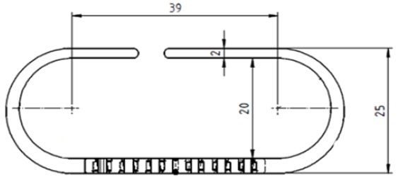 Office chain OCO.20 - Dati tecnici