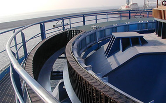 RBR singolo in una gru portuale