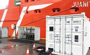 readychain pour l'alimentation en courant quai