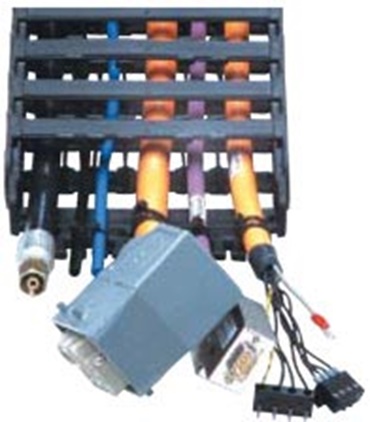 pre harnessed cable carriers