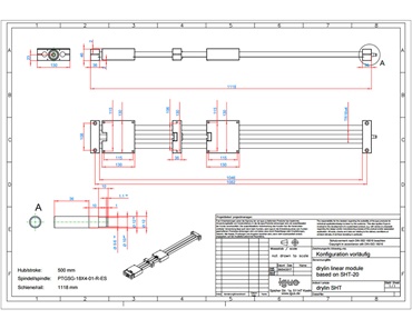 Configuratore per tecnologia per azionamenti drylin® SHT