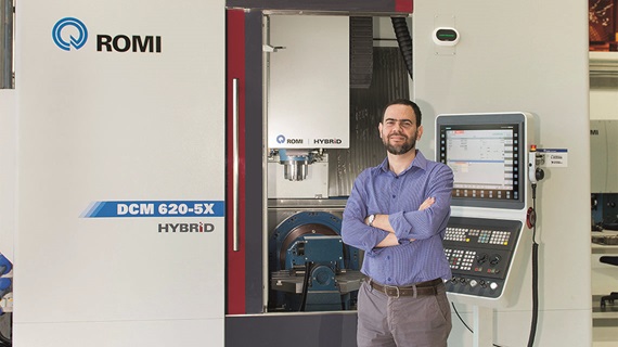 readychain in ROMI machining centre