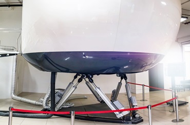 Esterno del simulatore di volo