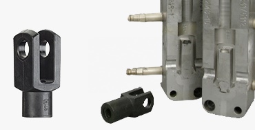 Stampo a iniezione in alluminio con componente