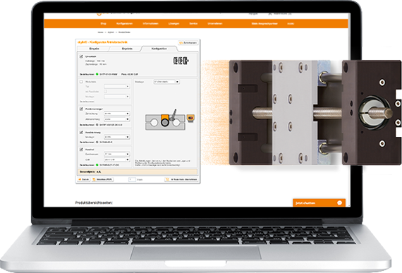 Configuratore tecnologia lineare drylin