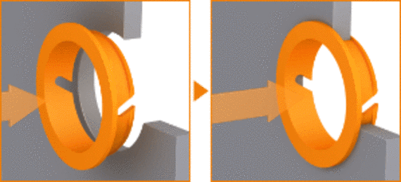 Assemblaggio iglidur Easy Clip