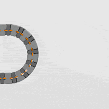 Biegeradius bei Leitungen in energieführungskette