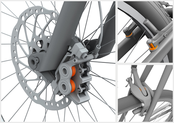 Cuscinetto nei freni per biciclette