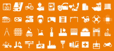 Symbole der igus Branchen