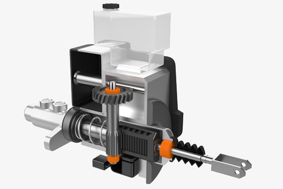 Servofreno con cuscinetti iglidur