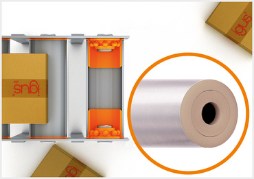 Nastro a rulli con rulli di guida xiros
