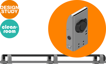 Supporti a rulli compatibili con le camere bianche