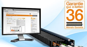 Garantie chaînes porte-câbles