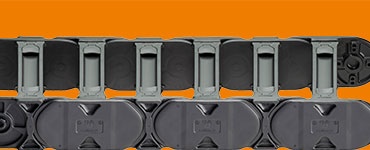 Chaînes porte-câbles de grande taille